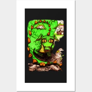 D is for Dragon Posters and Art